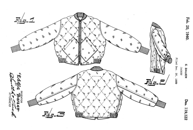 patent puffy jacket